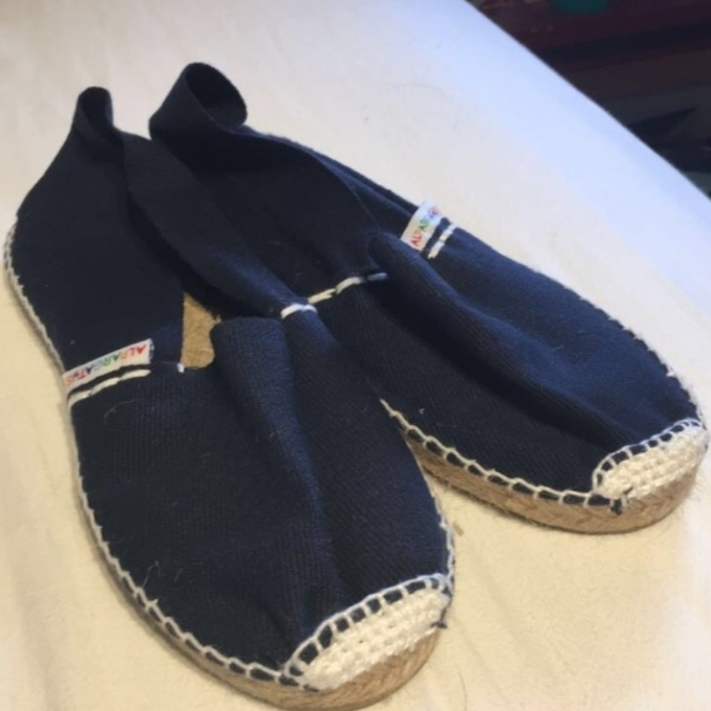 Handmade Spanish Navy Blue Espadrilles